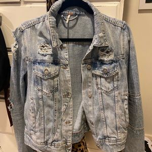 free people rumors denim jacket